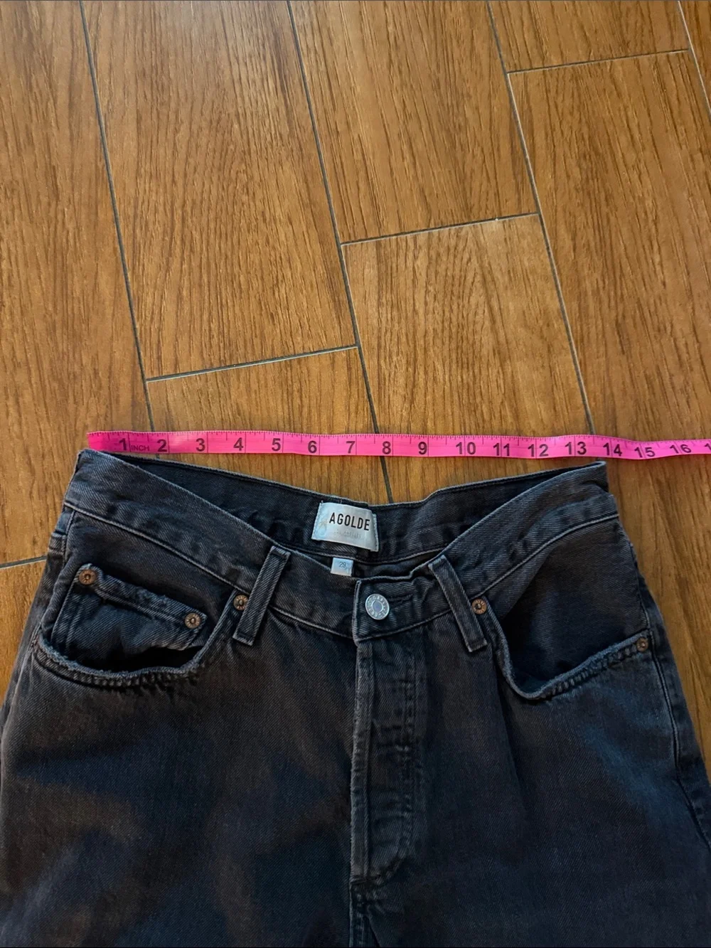 AGOLDE V Waist Baggy Jeans- size 29
